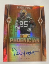 DEVONTE WYATT AUTO 25’ Panini Phoenix Phoenician Penmanship - Green Bay Packers