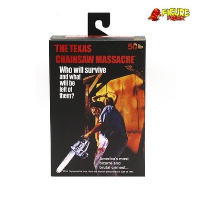 NECA Texas Chainsaw Massacre 50th Anniversary Ultimate Leatherface 7'' Figure