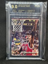1993-94 Stadium Club Frequent Flyers NBA Finals Winner Michael Jordan FCG 9 Sb8