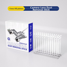 48 PCS Dust Removal Swabs for Camera Lens Cleaning in Phone Repair Workshops