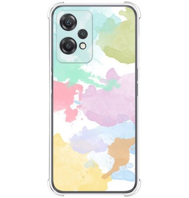 Hülle Silikon Stoßfest für Oneplus Nord CE 2 Lite 5G Design Aquarell 11 Dibu