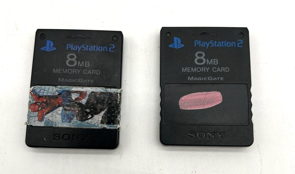 Lote de accesorios Sony PS2: mando, 2 tarjetas de memoria de 8 MB, mando a distancia más sin probar Foto 4 de 4