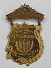 1895 Souvenir Dedication Pin Badge Chickamauga & Chattanooga Civil War Battle