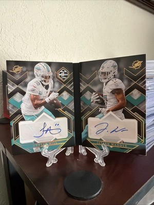 TYREEK HILL & JAYLEN WADDLE 2023 Panini Limited Dual Signed Booklet /49 Auto