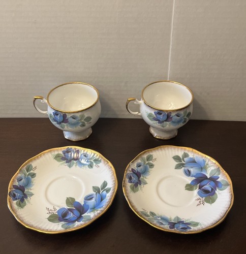 Vintage Lot Of 3 Rosina Fine Bone China England Tea Cup and Saucer Floral - Picture 7 of 14