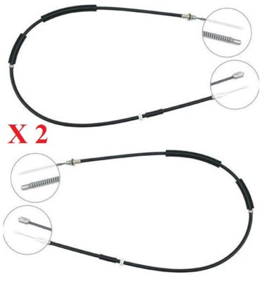 Kit De 2 Câbles De Frein Arrière Pour Renault Super 5 - Freins à Disques, Gauche Et Droit, Neufs