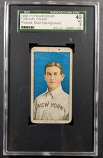 Hal Chase 1909-11 Polar Bear Cigarettes T206 Baseball Card Graded SGC 3
