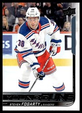 2018-19 Upper Deck Young Guns Steven Fogarty Rookie New York Rangers #478