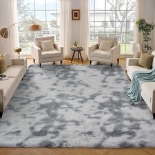 5x8 Fluffy Area Rug- Shag Area Rug for Living Room, Shaggy Large Indoor Thick...