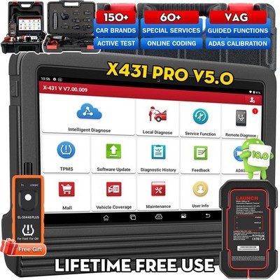 2026 LAUNCH X431 PRO V5.0 V+ PRO 5 All System Diagnostic tool Car OBD2 scanner
