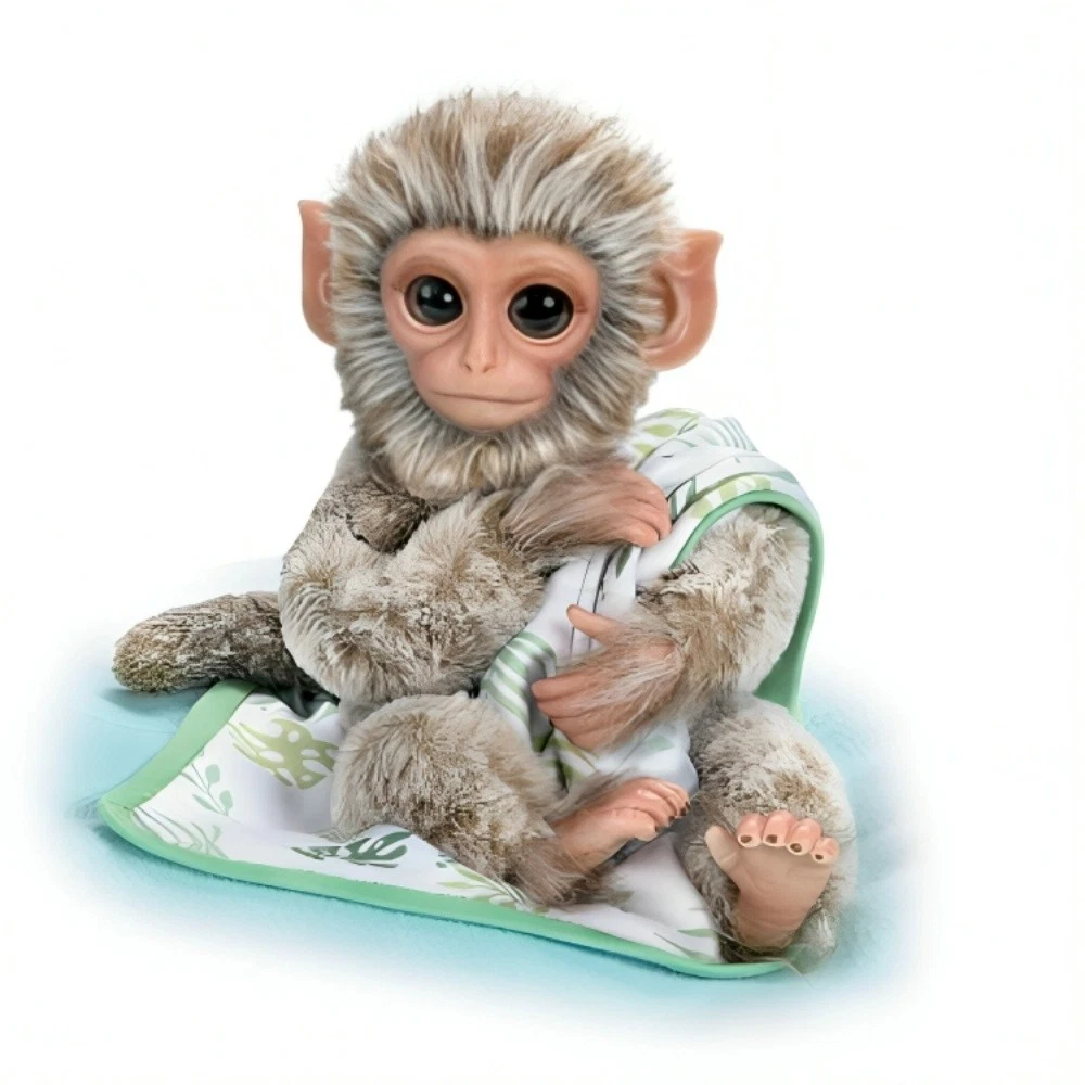 Ashton Drake Monkey Doll In Ashton Drake So Truly Real Dolls for
