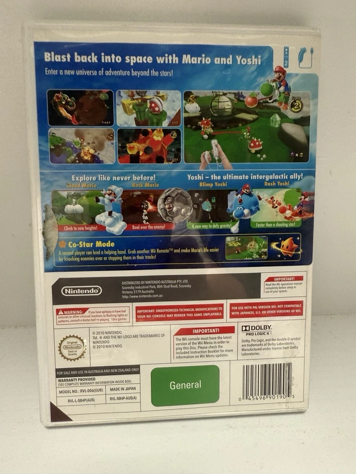 Super Mario Galaxy 2 Nintendo Wii - CASE ONLY - Image 2 of 4