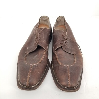 B47 Brown Hand Made Sutor Mantellassi Shoes Norvegese Welt, Size 9 Split Toe B47 Brown Hand Made Sutor Mantellassi Shoes Norvegese Welt  main image 3