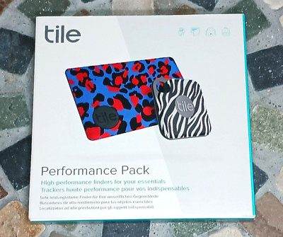 Tile Tracker Performance Pack Limited Edition Animal Print Tile Pro + Slim RARE