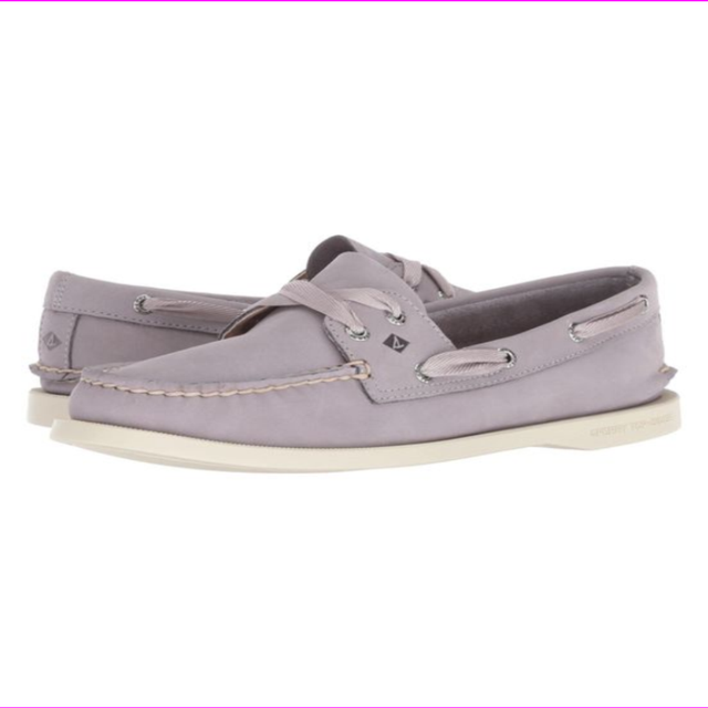 purple sperry shoes