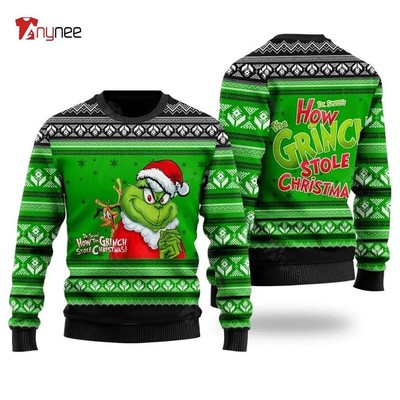 Grinch Ugly Sweater Dr Seuss How The Grinch Stole