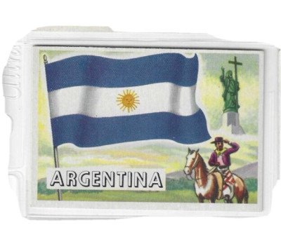 1956 Topps Flags of the World Argentina (3) #21 NM