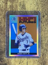 2022 Bowman Chrome Baseball Hi-Fi Futures Bobby Witt Jr. Card #HIFI-5 Royals