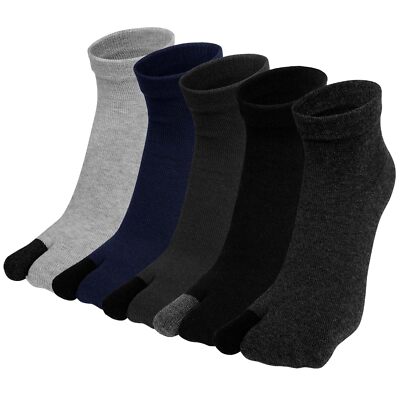 Flip Flop Tabi Socken für Herren Japanische Socken mit Zwei Zehen Herren 2 Ze...