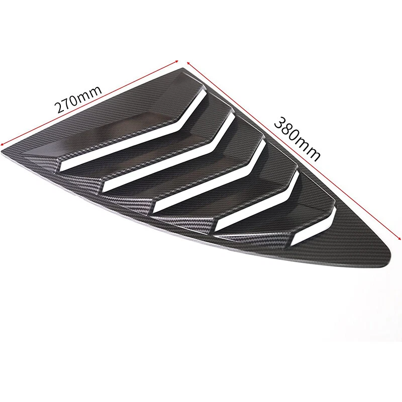 NEW Carbon Fiber Window Side Louver Cover For Toyota 86 Scion FR-S Subaru BRZ Foto 2 de 4