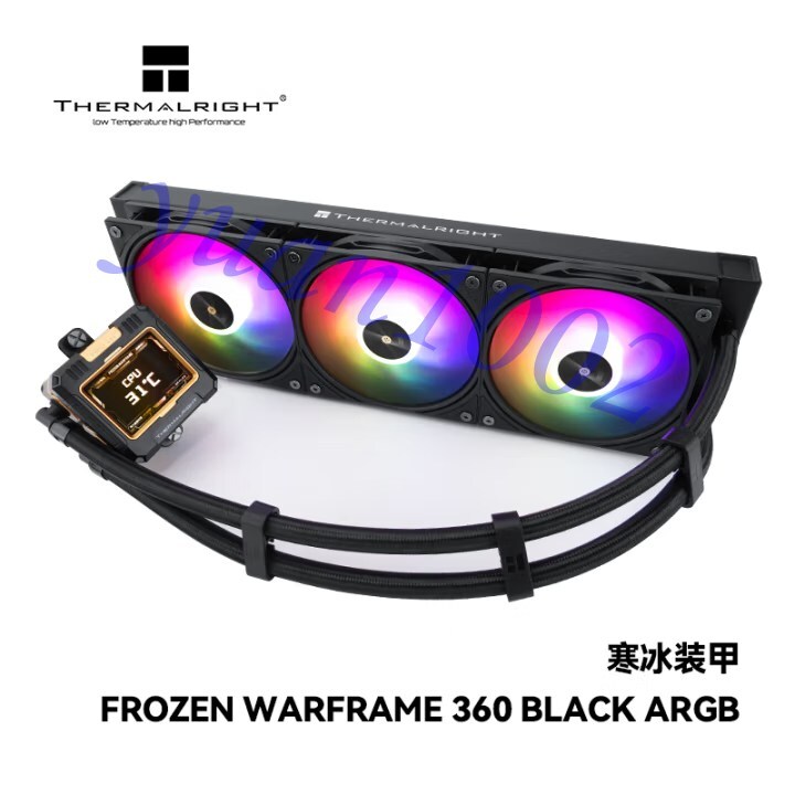 FROZEN WARFRAME 360 X BLACK CPUクーラー Frozen Warframe 360 BLACK – Thermalright