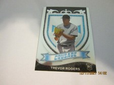 TREVOR ROGERS 2021 PANINI CHRONICLES CRUSADE ROOKIE  CARD #9 FREE SHIPPING