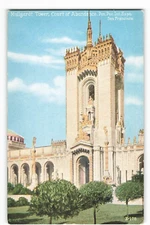 Postcard Mullgardt Tower Court of Abundance. Pan Pac Int Expo, SF VTG VPC01.