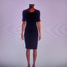 TIME TRU DRESS L BLACK NWT