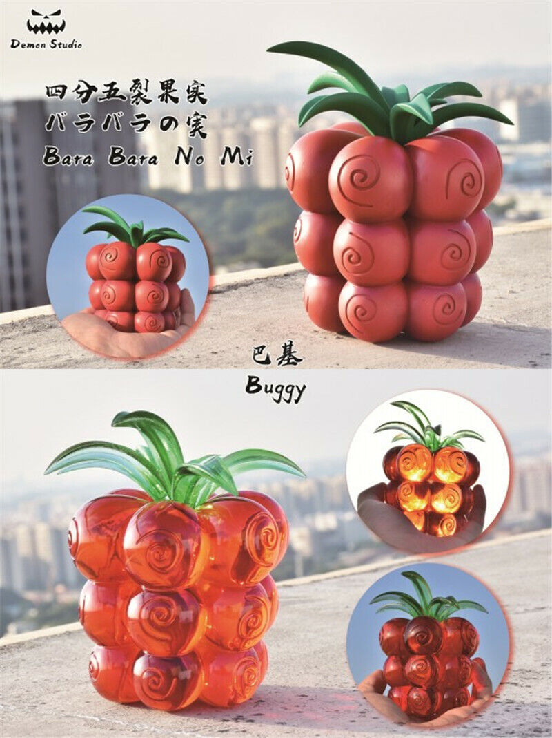 Demon Studio Devil Fruit set #3 Transparent One Piece Statue Resin 11cm