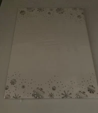 Letterhead Computer Paper Grey Snowflake Dedign 25 count