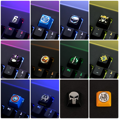 Metal Movie Theme Keycaps , Compatible Cherry MX Keycap Mechanical Keyboards