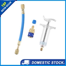 Universal Car AC Oil Dye Injectors Kit 30ml HVAC Manual Compressor Pack of 1