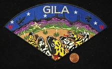 OA GILA LODGE 378 BSA YUCCA COUNCIL JACKET PATCH VERY RARE & SIGNED ORIGINAL ART
