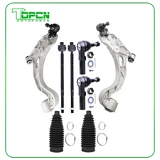 8pcs Front Lower Control Arm Tie Rod End For Cadillac DeVille Pontiac Bonneville