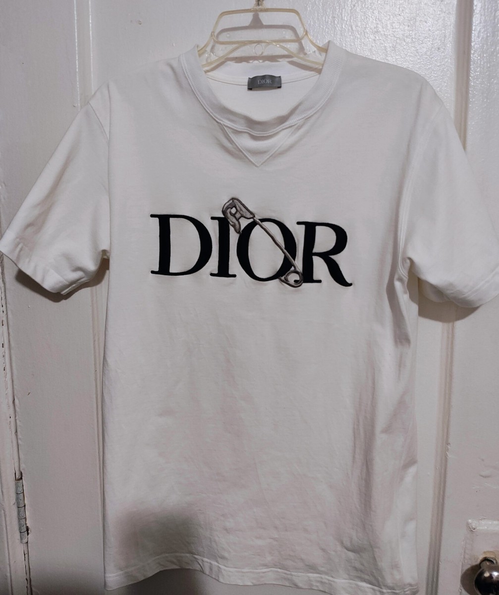 Rare Dior X Judy Blame Safety Pin embroidered T- Shirt 2020 Rare Dior X Judy Blame Safety Pin embroidered T- Shirt 2020