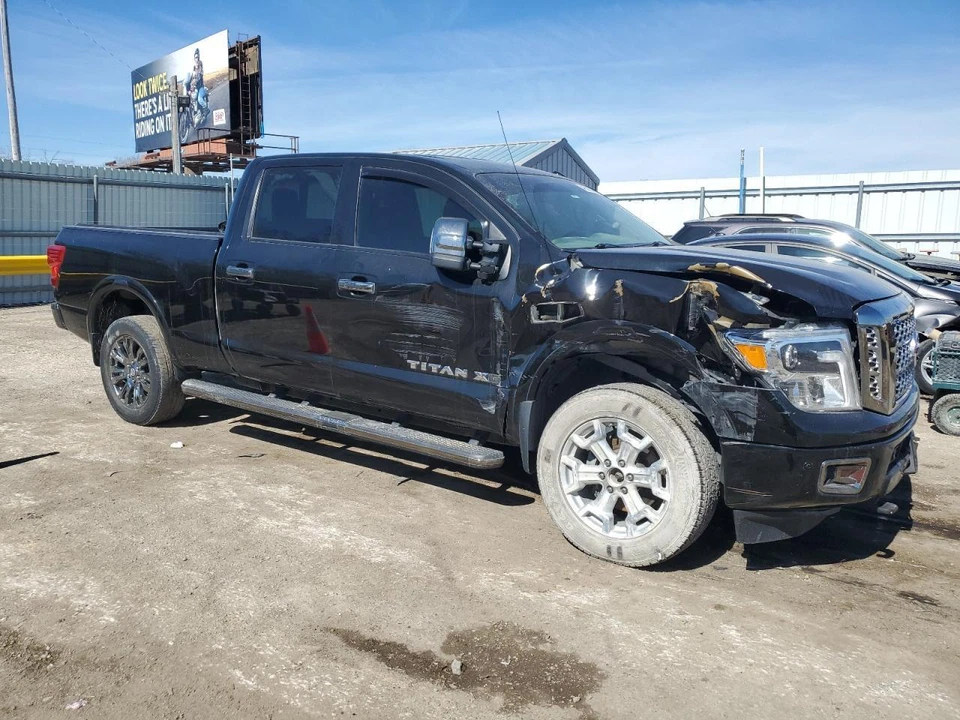 Used Front Left Door Interior Trim Panel fits: 2017 Nissan Titan xd  Grade A - Image 3 of 4