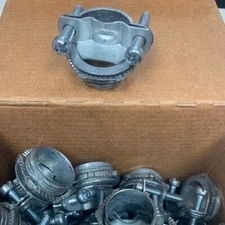 50 New Eaton 3/4" Metal Conduit Fitting Romex Connectors 2631 In Original Box