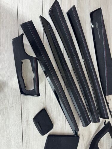 BMW F10 F11 M Performance Interior Trim parts SET ALCANTARA M Stitches RHD - Picture 2 of 10