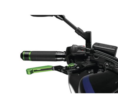 PUIG 14VNV 3.0 Extendable Folding Brake, Black/Green