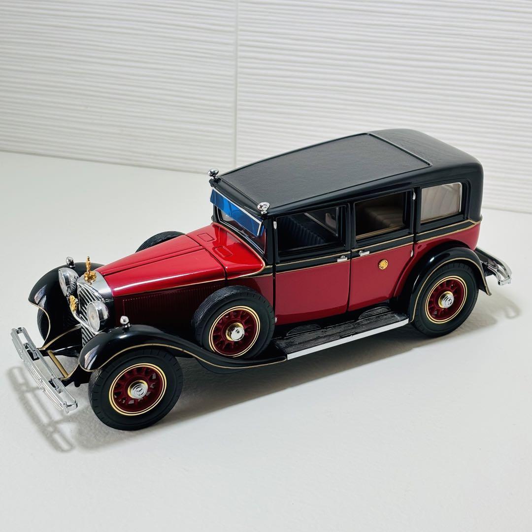 1935 MERCEDES-BENZ 770K 1/24 スケール 赤と黒 Franklin Mint 1/24 Scale B11SD61 1935 Mercedes Benz 770k