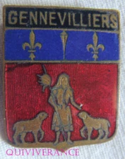 BG13623 - Insignia Badge Blason Gennevilliers