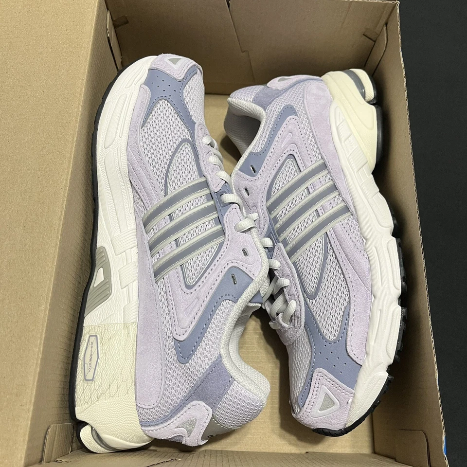 Adidas Response CL Zapatos Tenis Plata Amanecer Violeta Cristal IE5053 EE. UU. Mujeres 9.5 Foto 3 de 4