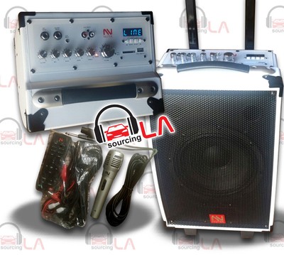 nutek portable speaker with karaoke function