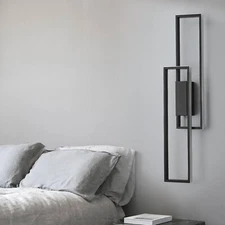 LED Wall Light Modern Acrylic Metal Wall Sconce Lighting Fixture Remote Control