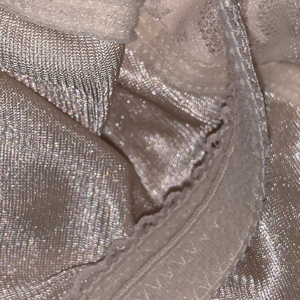 Vtg Adonna JC Penney 38C Lace Bra Body Shaper BodySuit Bra Girdle Open