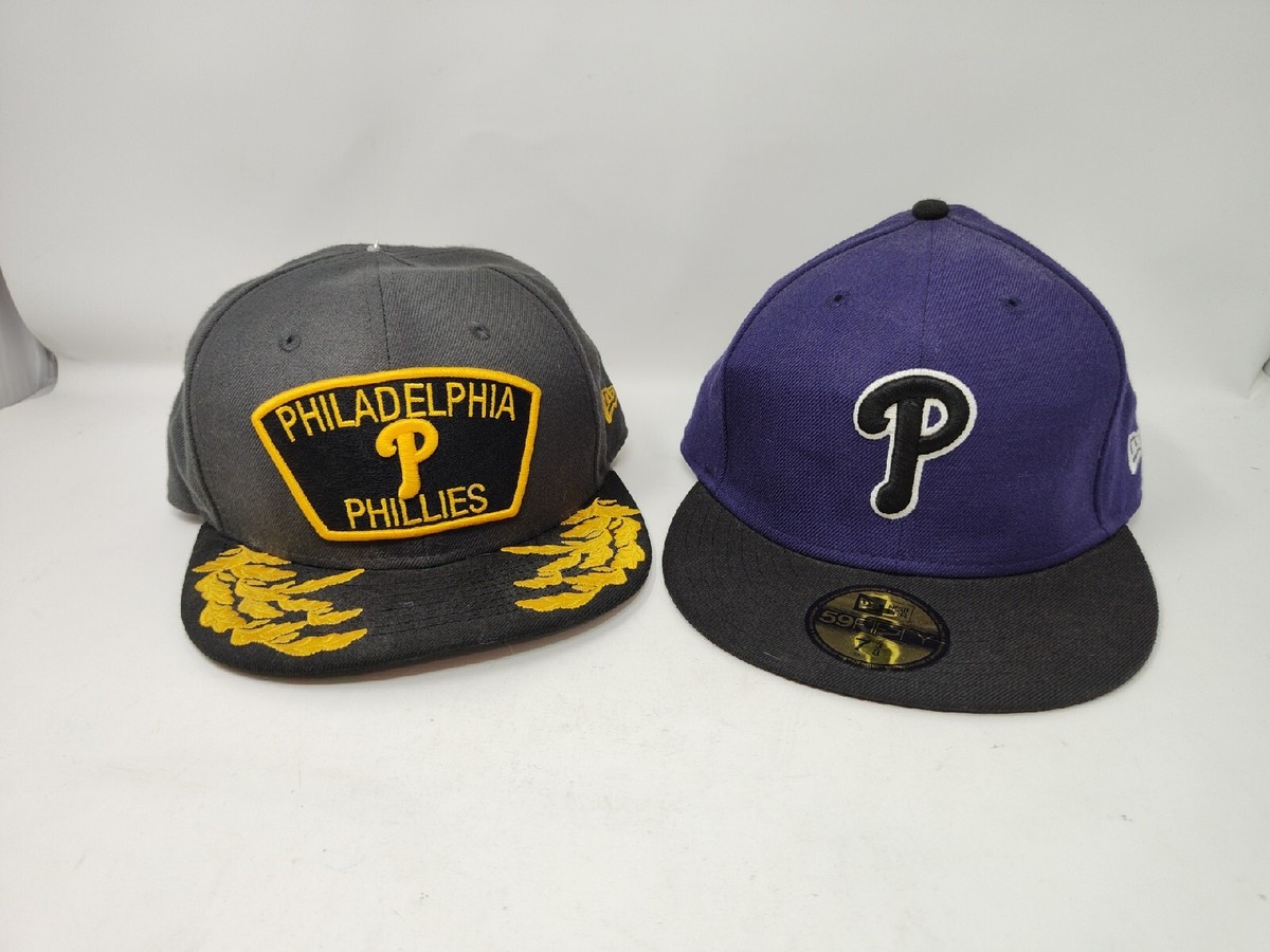 ニューエラ　フィリーズ　7 1/2 2 New Era 59Fifty PHILADELPHIA PHILLIES Baseball Hats Flexfit Caps