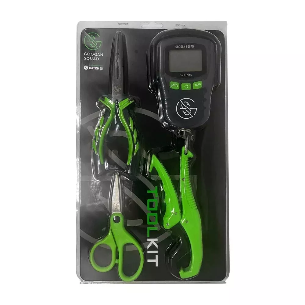 Googan Squad Tool Kit Pliers Scissors Scale and Gripper