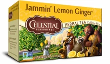 Celestial Seasonings Jammin' Lemon Ginger Herbal Tea - 20 tea bags