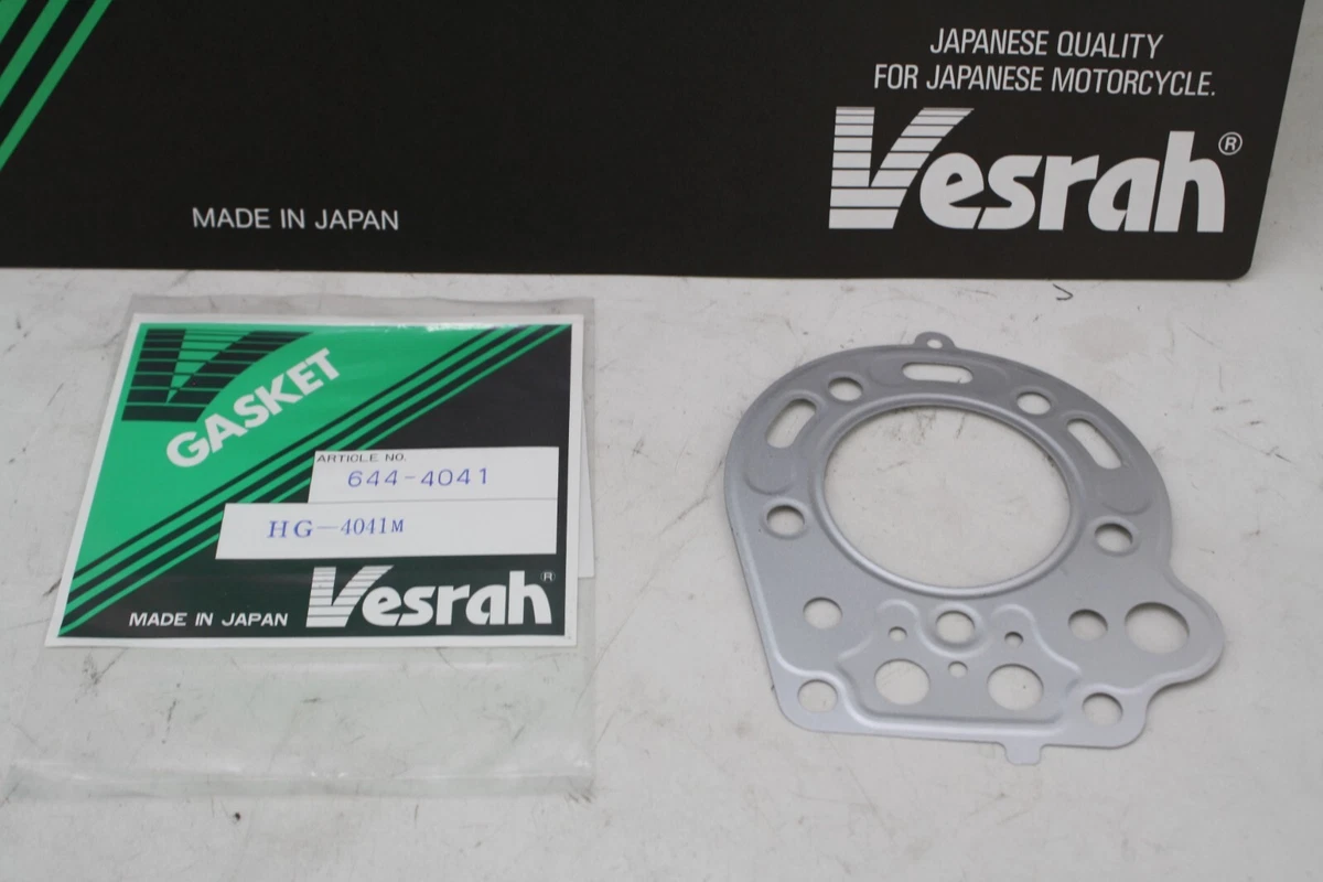 くぼ 1990 1991 KAWASAKI KX125 H1 H2 CYLINDER HEAD GASKET VESRAH MADE IN