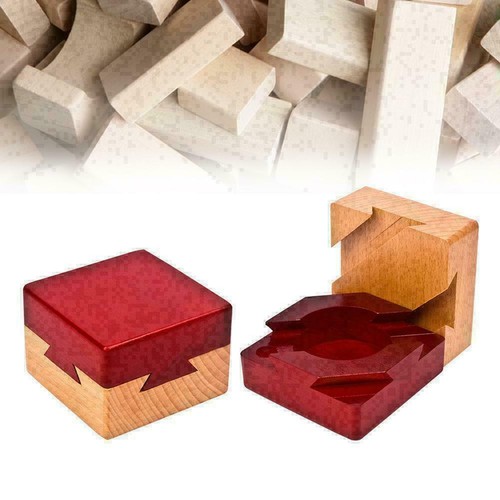 Secret Puzzle Box Brain Teaser Games Wooden Gift Hidden ღ K9O5 A1T3 Y5I1 E9 N1M - Photo 8/10